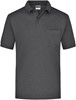 James & Nicholson JN026 Polo-Piqué Pocket - Anthracite-Melange - L afbeelding