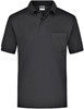 James & Nicholson JN026 Polo-Piqué Pocket - Black - XL afbeelding