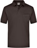 James & Nicholson JN026 Polo-Piqué Pocket - Brown - XXL afbeelding