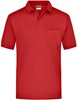 James & Nicholson JN026 Polo-Piqué Pocket - Red - L afbeelding