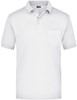 James & Nicholson JN026 Polo-Piqué Pocket - White - S afbeelding