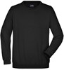 James & Nicholson JN040 Round Sweat Heavy - Black - 3XL afbeelding