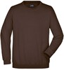 James & Nicholson JN040 Round Sweat Heavy - Brown - S afbeelding