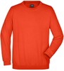 James & Nicholson JN040 Round Sweat Heavy - Grenadine - L afbeelding