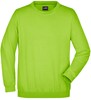 James & Nicholson JN040 Round Sweat Heavy - Lime-Green - XXL afbeelding