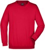 James & Nicholson JN040 Round Sweat Heavy - Red - M afbeelding