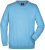 James & Nicholson JN040 Round Sweat Heavy - Sky-Blue - XXL afbeelding