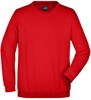 James & Nicholson JN040 Round Sweat Heavy - Tomato - M afbeelding
