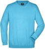 James & Nicholson JN040 Round Sweat Heavy - Turquoise - XL afbeelding