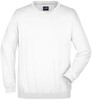 James & Nicholson JN040 Round Sweat Heavy - White - L afbeelding
