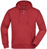 James & Nicholson JN042 Men´s Hooded Jacket - Red - L afbeelding