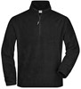James & Nicholson JN043 Half-Zip Fleece - Black - XL afbeelding