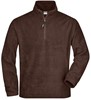 James & Nicholson JN043 Half-Zip Fleece - Brown - S afbeelding