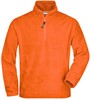 James & Nicholson JN043 Half-Zip Fleece - Orange - S afbeelding