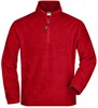 James & Nicholson JN043 Half-Zip Fleece - Red - L afbeelding