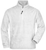 James & Nicholson JN043 Half-Zip Fleece - White - XL afbeelding
