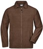 James & Nicholson JN044 Full-Zip Fleece - Brown - M afbeelding
