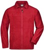 James & Nicholson JN044 Full-Zip Fleece - Red - XL afbeelding
