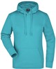 James & Nicholson JN051 Ladies´ Hooded Sweat - Pacific - M afbeelding