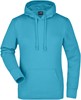James & Nicholson JN051 Ladies´ Hooded Sweat - Sky-Blue - XL afbeelding