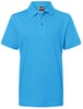 James & Nicholson JN070K Junior Classic Polo - /Aqua - S (110/116) afbeelding