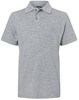 James & Nicholson JN070K Junior Classic Polo - /Grey-Heather - XXL (158/164) afbeelding