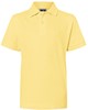 James & Nicholson JN070K Junior Classic Polo - /Light-Yellow - XS (98/104) afbeelding