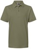 James & Nicholson JN070K Junior Classic Polo - /Olive - M (122/128) afbeelding