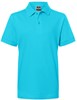 James & Nicholson JN070K Junior Classic Polo - /Pacific - L (134/140) afbeelding