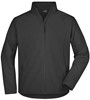 James & Nicholson JN1020 Men´s Softshell Jacket - /Black - XL afbeelding