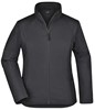 James & Nicholson JN1021 Ladies´ Softshell Jacket - /Black - XL afbeelding