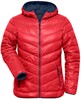 James & Nicholson JN1059 Ladies´ Down Jacket - /Red/Navy - S afbeelding