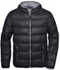 James & Nicholson JN1060 Men´s Down Jacket - /Black/Grey - M afbeelding