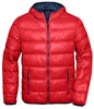 James & Nicholson JN1060 Men´s Down Jacket - /Red/Navy - XL afbeelding