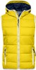 James & Nicholson JN1075 Ladies´ Maritime Vest - /Sun-Yellow/White - L afbeelding