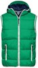 James & Nicholson JN1076 Men´s Maritime Vest - /Irish-Green/White - M afbeelding