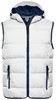 James & Nicholson JN1076 Men´s Maritime Vest - /White/Navy - XL afbeelding