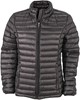 James & Nicholson JN1081 Ladies´ Quilted Down Jacket - /Black/Black - XL afbeelding