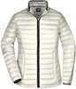 James & Nicholson JN1081 Ladies´ Quilted Down Jacket - /Off-White/Black - XXL afbeelding