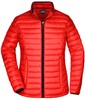 James & Nicholson JN1081 Ladies´ Quilted Down Jacket - /Red/Black - XXL afbeelding