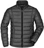 James & Nicholson JN1082 Men´s Quilted Down Jacket - /Black/Black - L afbeelding