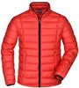 James & Nicholson JN1082 Men´s Quilted Down Jacket - /Red/Black - 3XL afbeelding