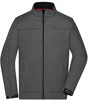 James & Nicholson JN1088 Men´s Softshell Jacket - /Dark-Melange - S afbeelding