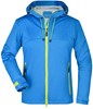 James & Nicholson JN1097 Ladies´ Outdoor Jacket - /Aqua/Acid-Yellow - L afbeelding