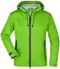 James & Nicholson JN1097 Ladies´ Outdoor Jacket - /Spring-Green/Iron-Grey - XXL afbeelding