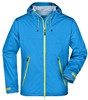 James & Nicholson JN1098 Men´s Outdoor Jacket - /Aqua/Acid-Yellow - 3XL afbeelding
