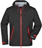 James & Nicholson JN1098 Men´s Outdoor Jacket - /Black/Red - L afbeelding