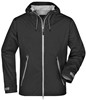 James & Nicholson JN1098 Men´s Outdoor Jacket - /Black/Silver-(Solid) - L afbeelding