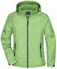 James & Nicholson JN1117 Ladies´ Rain Jacket - /Spring-Green/Navy - S afbeelding