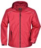 James & Nicholson JN1118 Men´s Rain Jacket - /Red/Black - 3XL afbeelding